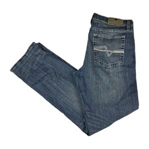 Cody James Jeans Mens Size 34x32 Blue Denim Pants Straight Leg Stretch Cowboy